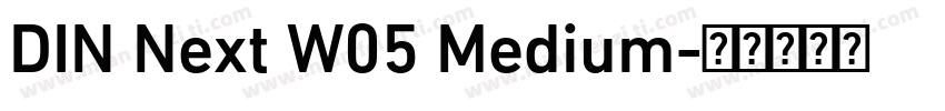 DIN Next W05 Medium字体转换